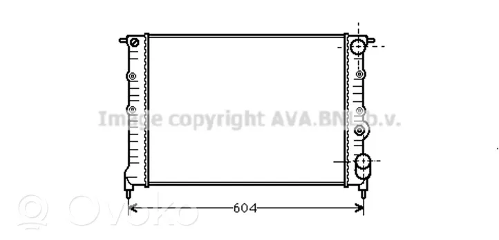 Renault 21 Radiateur de refroidissement 7700795174