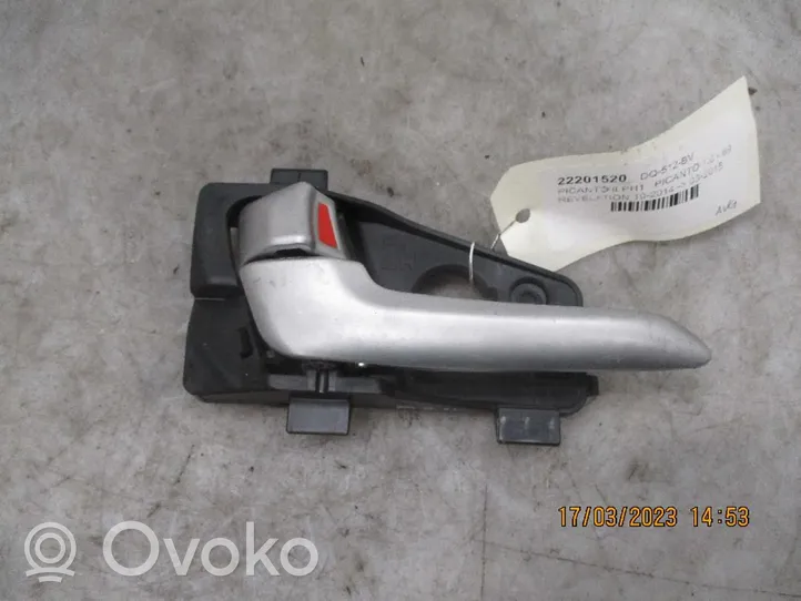 KIA Picanto Klamka wewnętrzna drzwi przednich 826101Y010CR