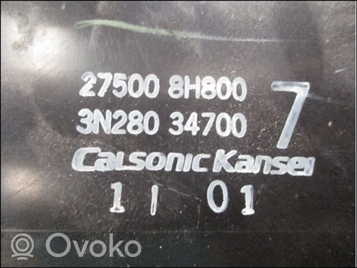 Nissan X-Trail T30 Unité de contrôle climatique 275008H80A