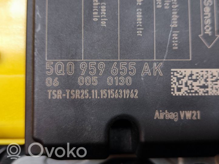 Skoda Superb B8 (3V) Turvatyynyn ohjainlaite/moduuli 5Q0959655AK