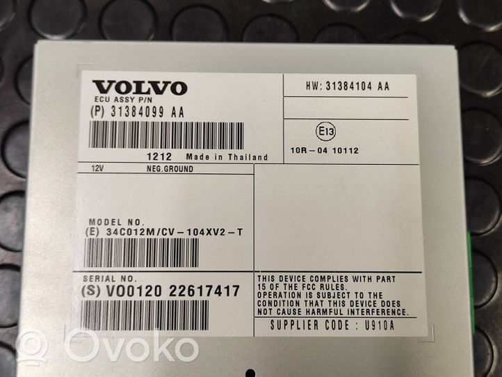 Volvo S60 Amplificateur de son 31384099aa