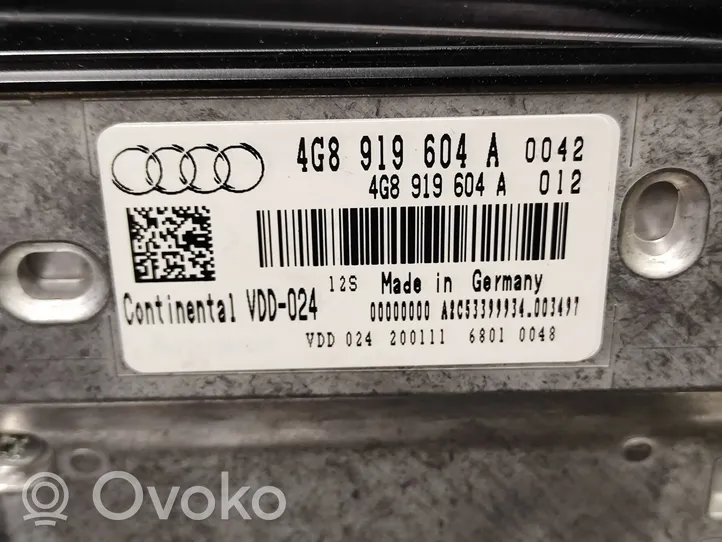 Audi A7 S7 4G Pantalla del monitor frontal 4G8919604A