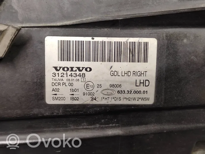 Volvo V70 Lampa przednia 31214348