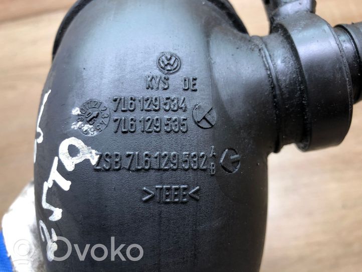 Volkswagen Touareg I Oro paėmimo kanalo detalė (-ės) 7L6129534