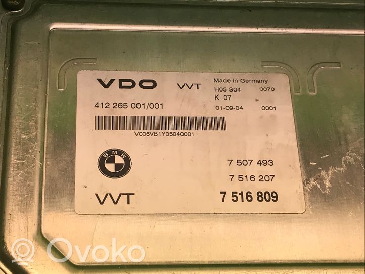 BMW 3 E90 E91 Unité de commande, module ECU de moteur 7516809