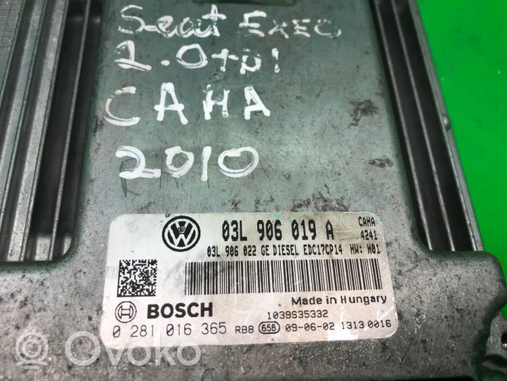 Seat Exeo (3R) Motora vadības bloka ECU 03L906019A