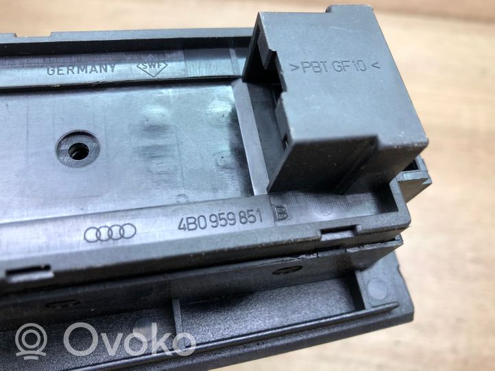 Audi A6 S6 C5 4B Interrupteur commade lève-vitre 4B0959851B