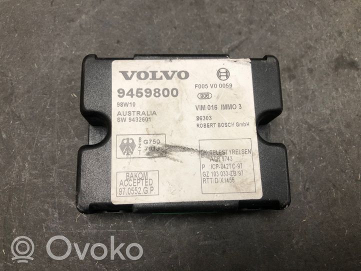 Volvo S40 Centralina/modulo immobilizzatore 9459800