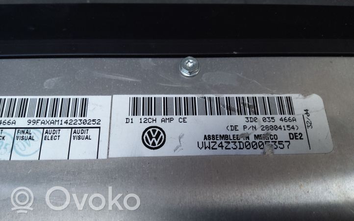 Volkswagen Phaeton Amplificateur de son 3D0035466A