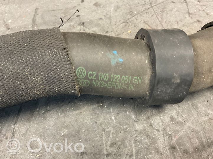 Volkswagen Eos Engine coolant pipe/hose 1K0122051GN