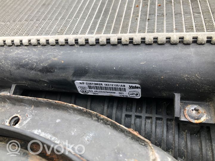 Volkswagen Golf V Pannello di supporto del radiatore 1K0805594G