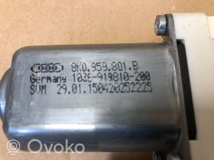 Volkswagen Sharan Silniczek podnoszenia szyby drzwi tylnych 8K0959801B