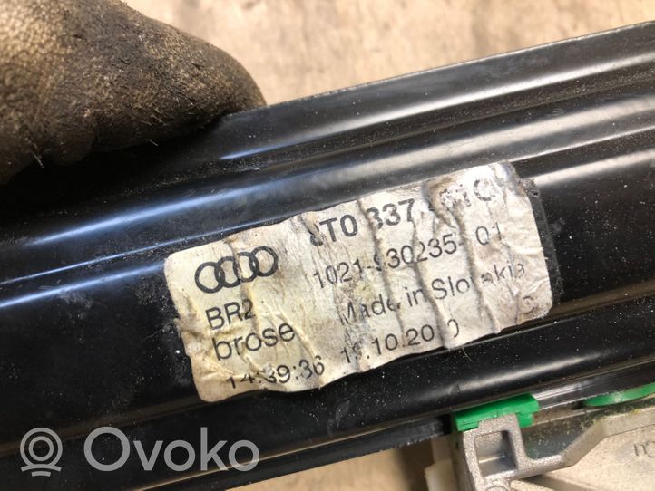 Audi A5 8T 8F Mécanisme de lève-vitre avant sans moteur 8T0837461C