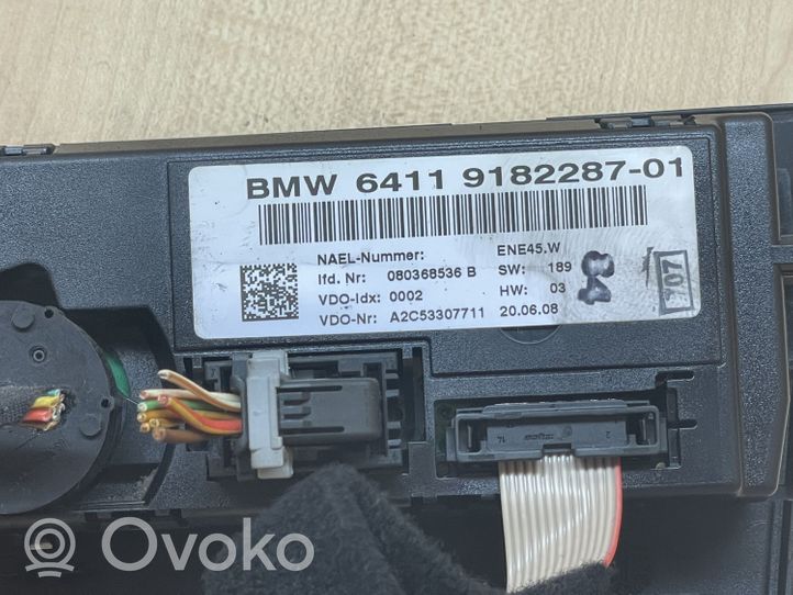 BMW 3 E90 E91 Oro kondicionieriaus/ klimato/ pečiuko valdymo blokas (salone) 6976842