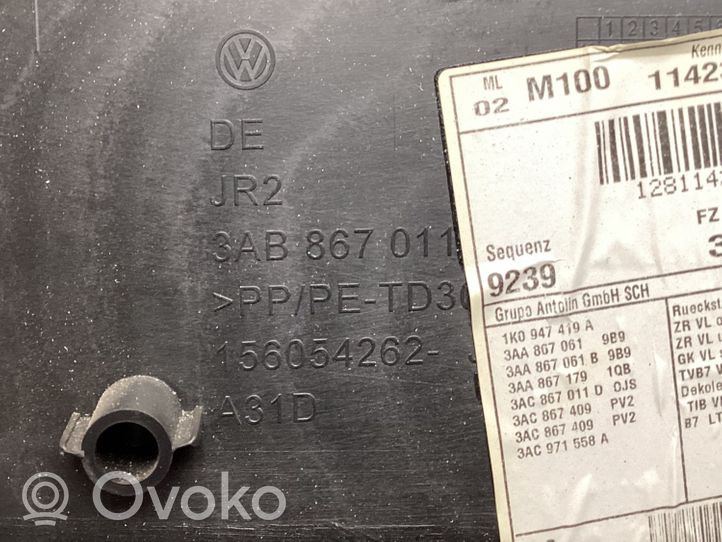 Volkswagen PASSAT B7 Etuoven verhoilu 3AA867171