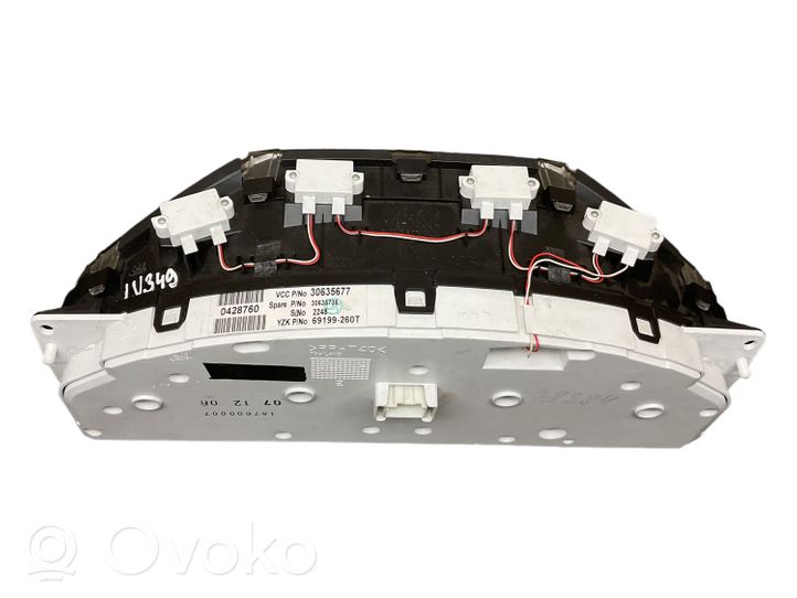 Volvo XC90 Tachimetro (quadro strumenti) 30635677