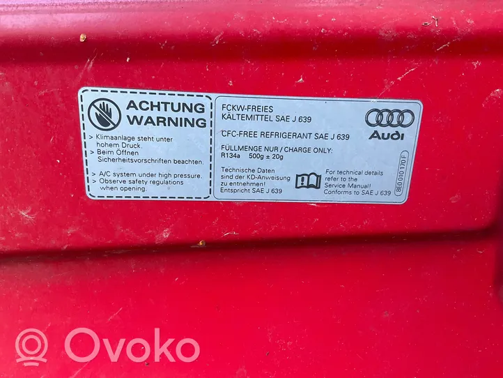 Audi A4 S4 B7 8E 8H Vano motore/cofano 