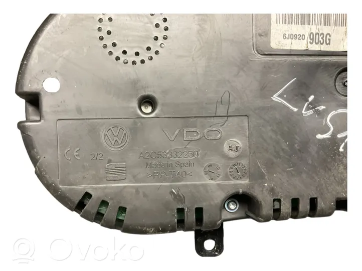 Seat Ibiza IV (6J,6P) Speedometer (instrument cluster) A2C53332250