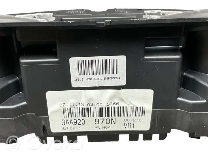 Volkswagen PASSAT B7 Compteur de vitesse tableau de bord A2C53238929