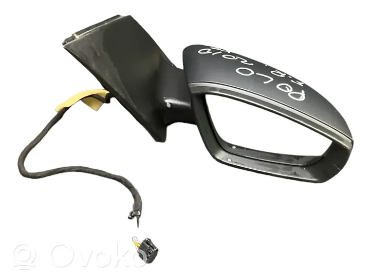 Volkswagen Polo V 6R Front door electric wing mirror 6R0857934