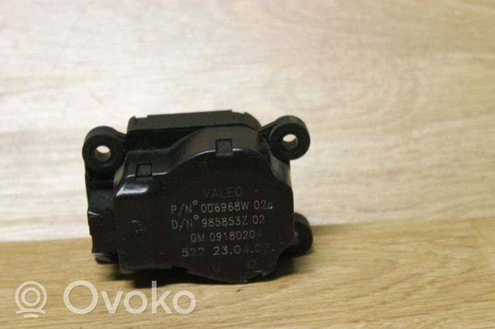 Vauxhall Vectra C Motorino attuatore aria 09180204