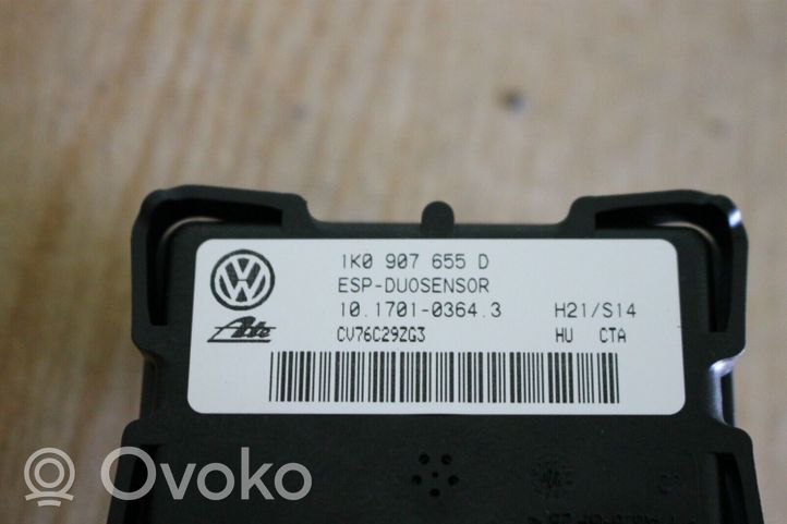 Seat Leon (1P) Sensor ESP de aceleración de frecuencia del intermitente 1K0907655D