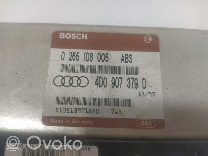 Audi A6 S6 C4 4A Centralina/modulo ABS 4D0907379D