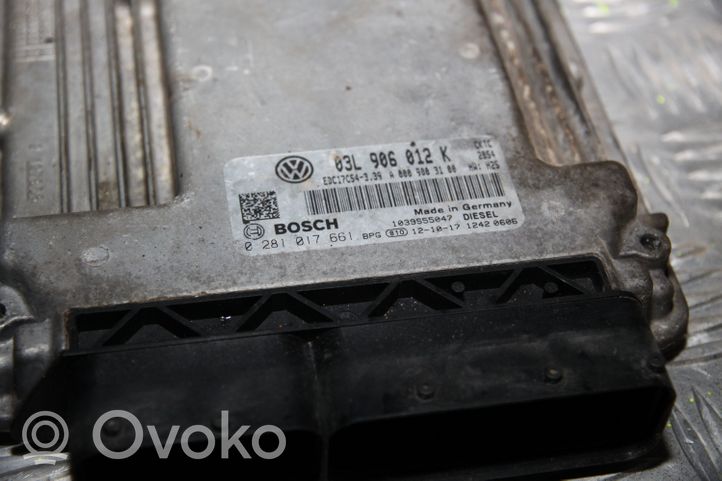 Volkswagen Crafter Centralina/modulo del motore 03L906012K