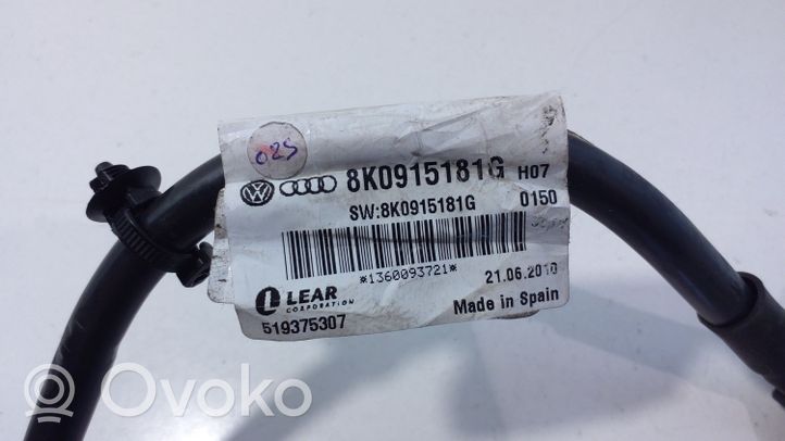 Audi A1 Câble négatif masse batterie 8K0915181G