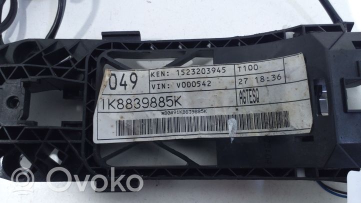 Volkswagen Scirocco Priekinis laikiklis/ kronšteinas išorinės atidarymo rankenos 1K8839885K