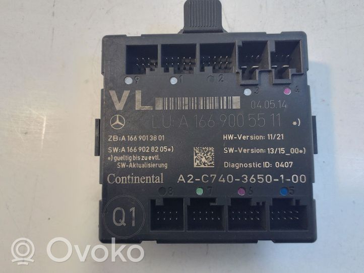 Mercedes-Benz B W246 W242 Durų elektronikos valdymo blokas A1669005511