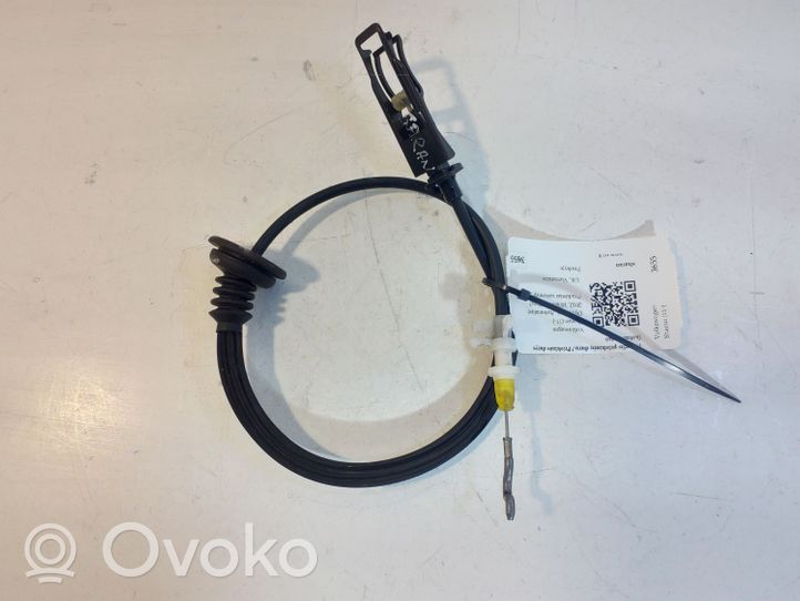 Volkswagen Sharan Front door cable line 7N0837085B