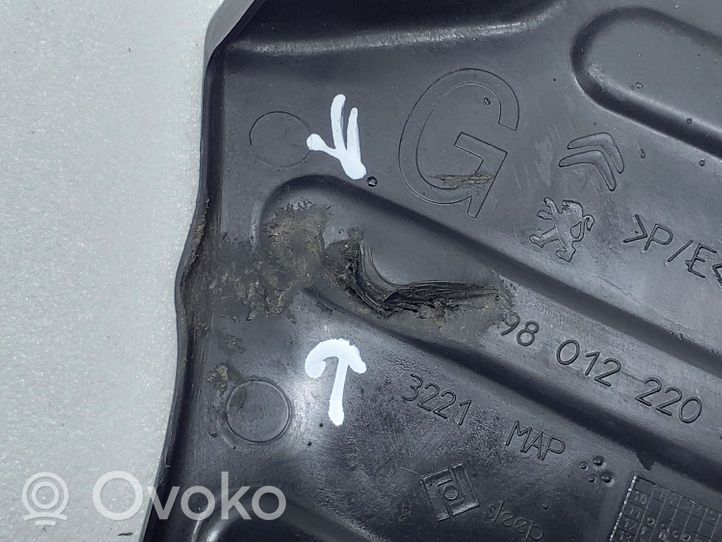 Citroen C4 Cactus Rear underbody cover/under tray 9801222080