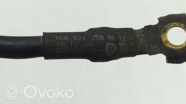 Volkswagen Sharan Cavo negativo messa a terra (batteria) 1K0971250AK