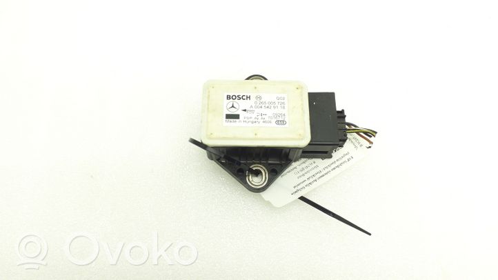 Mercedes-Benz B W245 ESP (elektroniskās stabilitātes programmas) sensors (paātrinājuma sensors) 0265005726