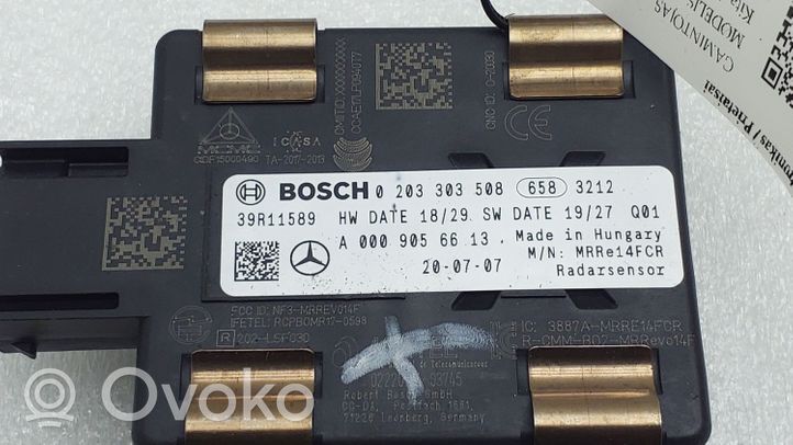 Mercedes-Benz GLC X253 C253 Sensor de radar Distronic 0203303508