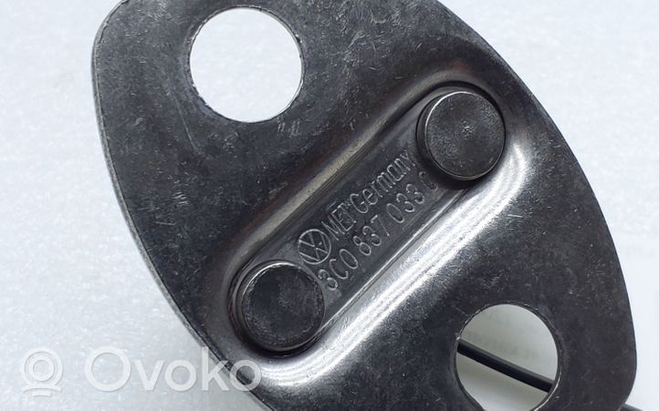 Skoda Fabia Mk3 (NJ) Boucle de verrouillage porte arrière / crochet de levage 3C0837033C