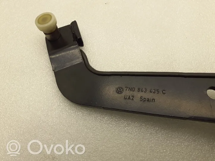 Volkswagen Sharan Sliding door upper roller guide/hinge 7N0843435C