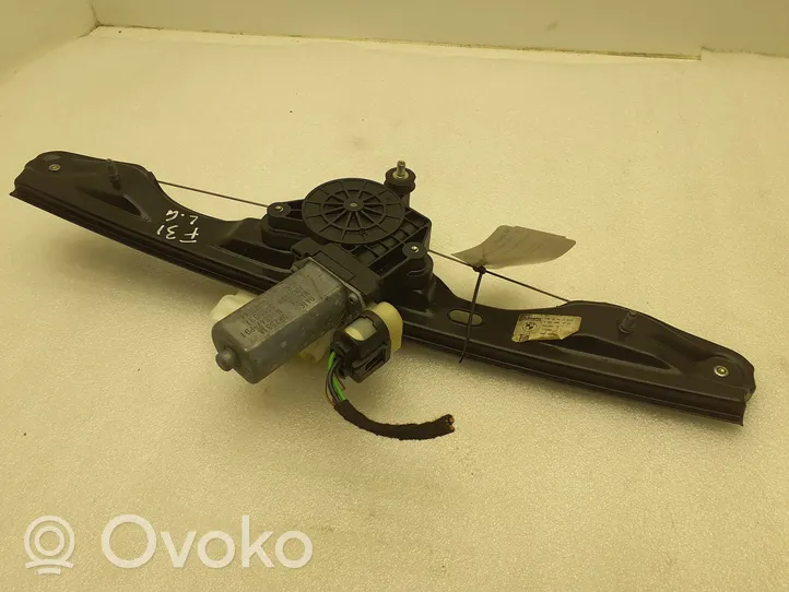 BMW 3 F30 F35 F31 Rear door window regulator with motor 7351049