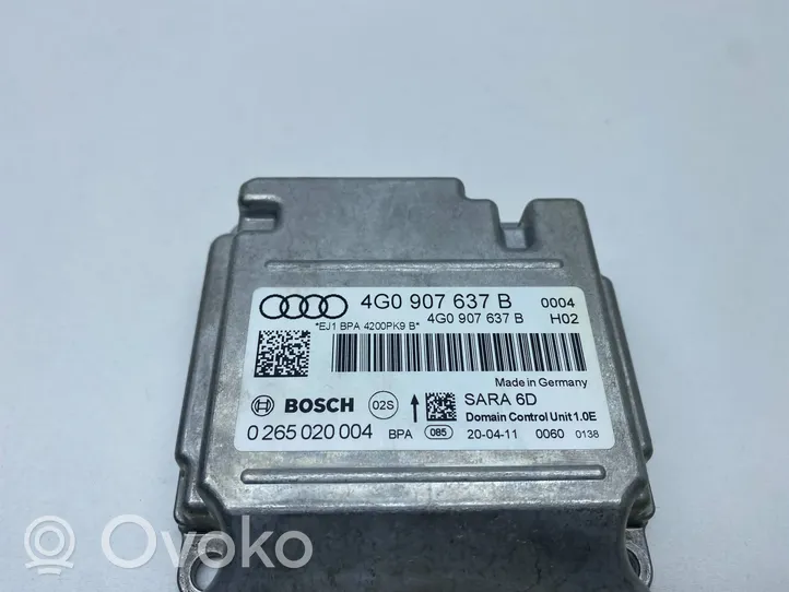 Audi A7 S7 4G Aktiivijousituksen ohjainlaite (ESP) 4G0907637B