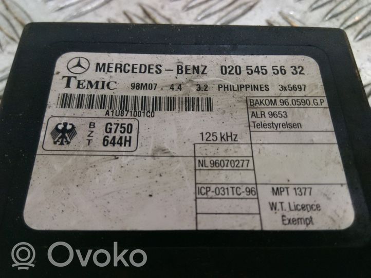 Mercedes-Benz ML W163 Otras unidades de control/módulos 0205455632