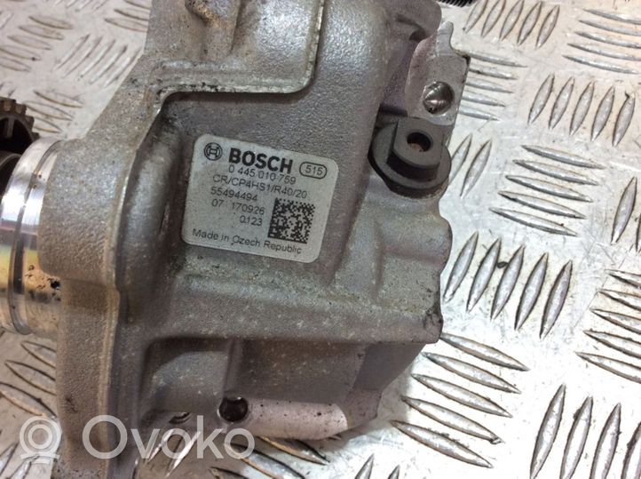 Opel Insignia B Fuel injection high pressure pump 0445010759