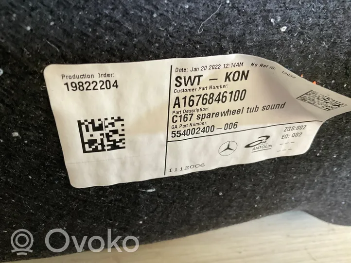 Mercedes-Benz GLE W167 Wykładzina podłogowa bagażnika A1676846100