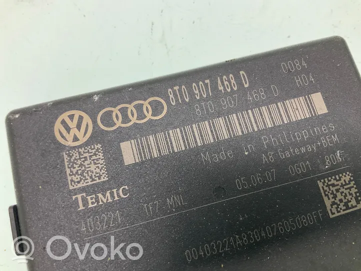 Audi A5 8T 8F Moduł sterowania Gateway 8T0907468D