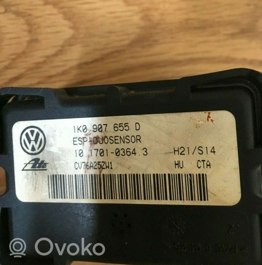 Volkswagen Golf V Aktiivijousituksen ohjainlaite (ESP) 1K0907655