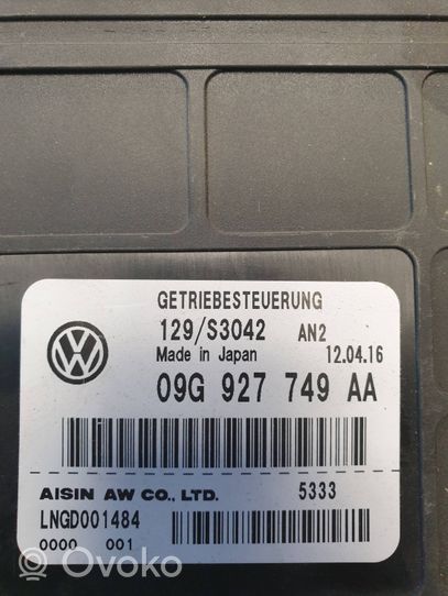 Volkswagen Jetta VI Unidad de control/módulo de la caja de cambios 09G927749AA