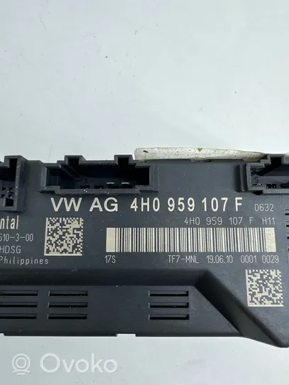 Audi A8 S8 D4 4H Sterownik / Moduł elektrycznej klapy tylnej / bagażnika 4H0959107F