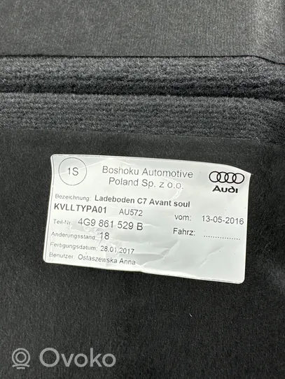 Audi A6 S6 C7 4G Tappeto di rivestimento del fondo del bagagliaio/baule 4G9861529B