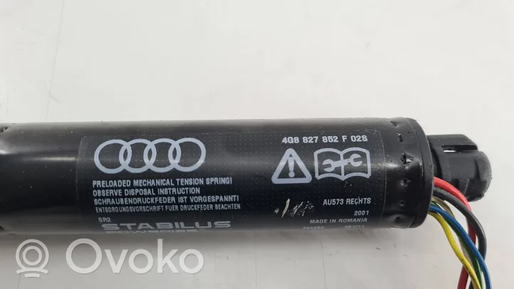 Audi A7 S7 4G Bagāžnieka pārsega hidraulikas cilindrs 4G8827852F