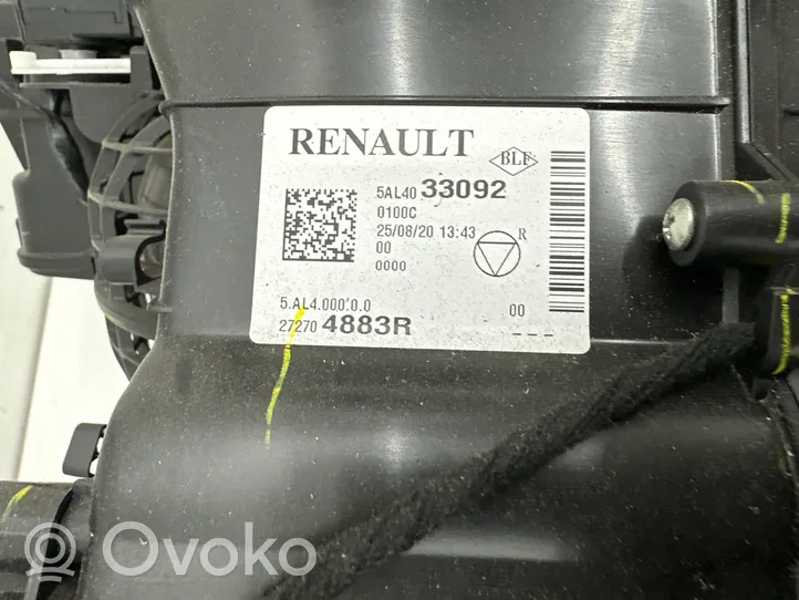 Renault Clio V Sisälämmityksen ilmastoinnin korin kokoonpano 272704883R